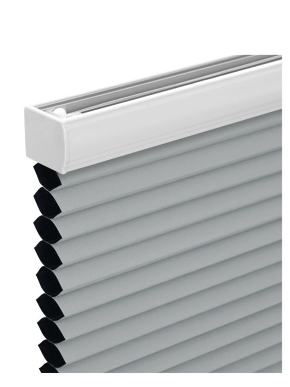 Blackout Cordless CELLULAR SHADES 1.5” Honeycomb 28.5”W 50”H - GRAY